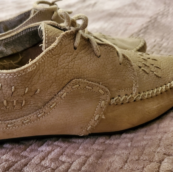 Hush Puppies Moccasin Leather Ankle Booties - Picture 3 of 6